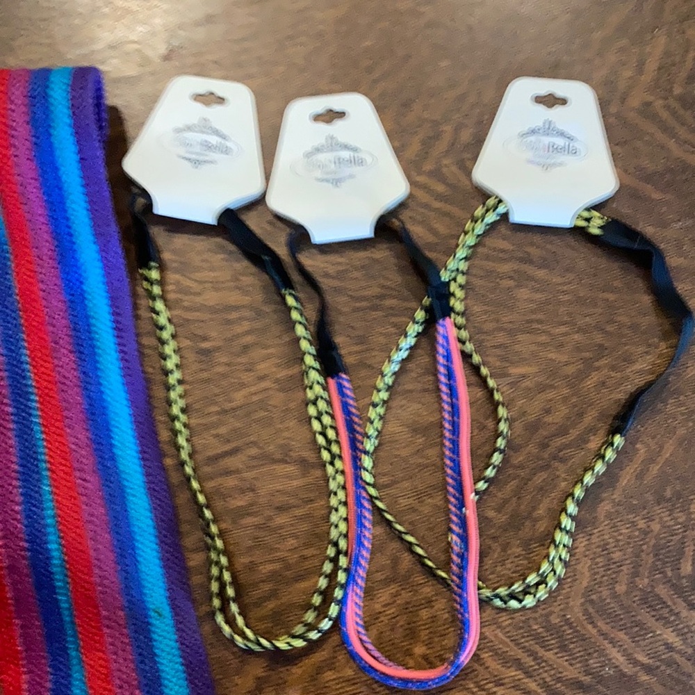 Three ladies/girls headbands, but Jim Bella boutique, value over $36